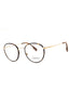 1109 - Light Gold/Dark Havana /Clear demo lens