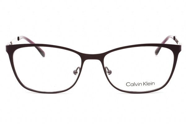 Calvin Klein CK21118 Eyeglasses PLUM/Clear demo lens-AmbrogioShoes