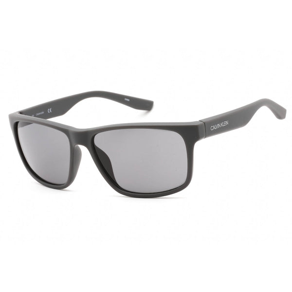 Calvin Klein Retail CK19539S Sunglasses Matte Grey / Grey-AmbrogioShoes