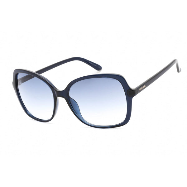 Calvin Klein Retail CK19561S Sunglasses Milky Navy / Blue Gradient-AmbrogioShoes