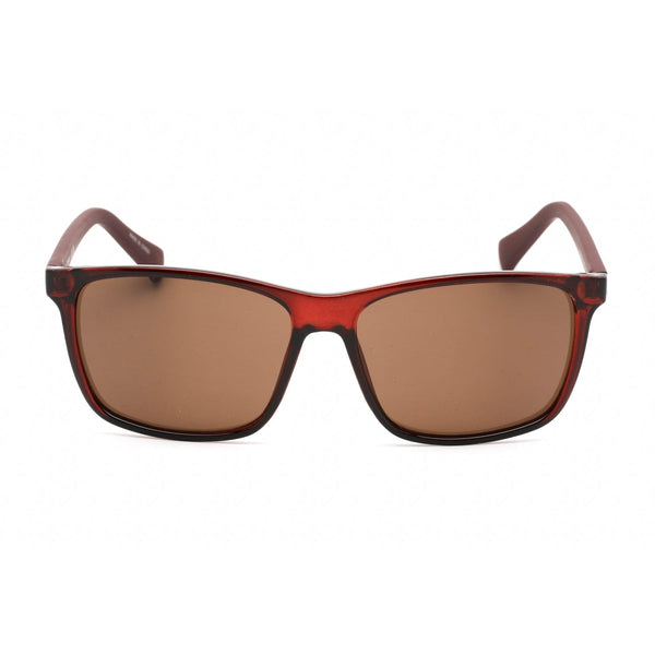 Calvin Klein Retail CK19568S Sunglasses Crystal Oxblood / Brown-AmbrogioShoes