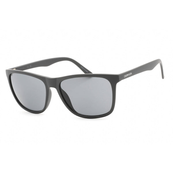 Calvin Klein Retail CK20520S Sunglasses Matte Grey / Solid Smoke-AmbrogioShoes