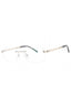 C02 - Shiny Silver/Gold / Clear Lens