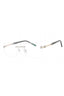 C02 - Shiny Silver/Gold / Clear Lens
