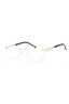 C03 - Shiny Gold/Silver / Clear Lens