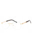 C01 - Shiny Gold / Clear Lens