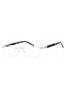 C02 - Shiny Silver Black / Clear Lens