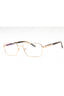 C03 - Shiny Gold/Khaki Horn / Clear Lens