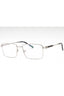C02 - Shiny Silver/Grey Horn / Clear Lens