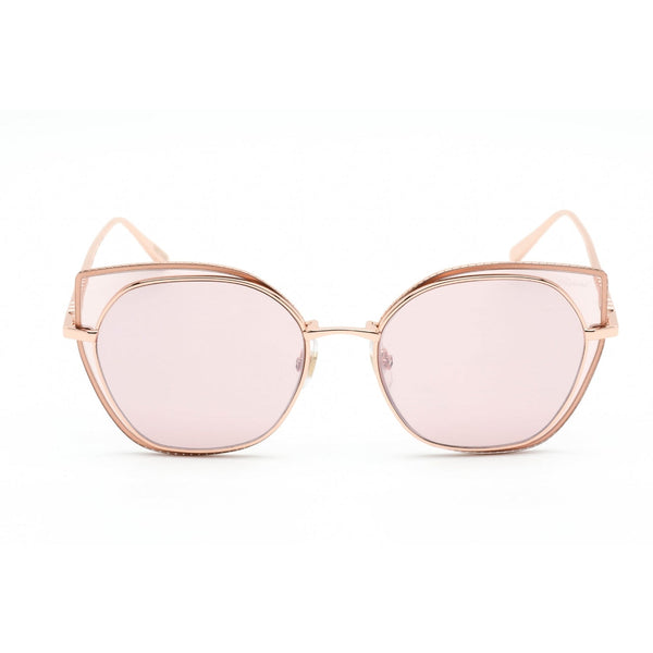 Chopard SCHF74M Sunglasses Polished Copper Gold / Pink Mirror-AmbrogioShoes