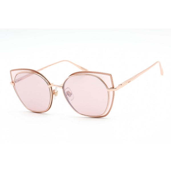 Chopard SCHF74M Sunglasses Polished Copper Gold / Pink Mirror-AmbrogioShoes