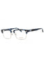 5754 - Blue Tortoise/Silver/clear demo lens