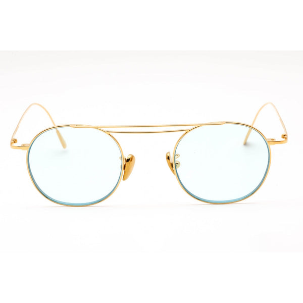 Cutler and Gross CG1268GPLS Sunglasses Gold / Blue-AmbrogioShoes