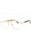 006J 00 - GOLD HAVANA/Clear demo lens