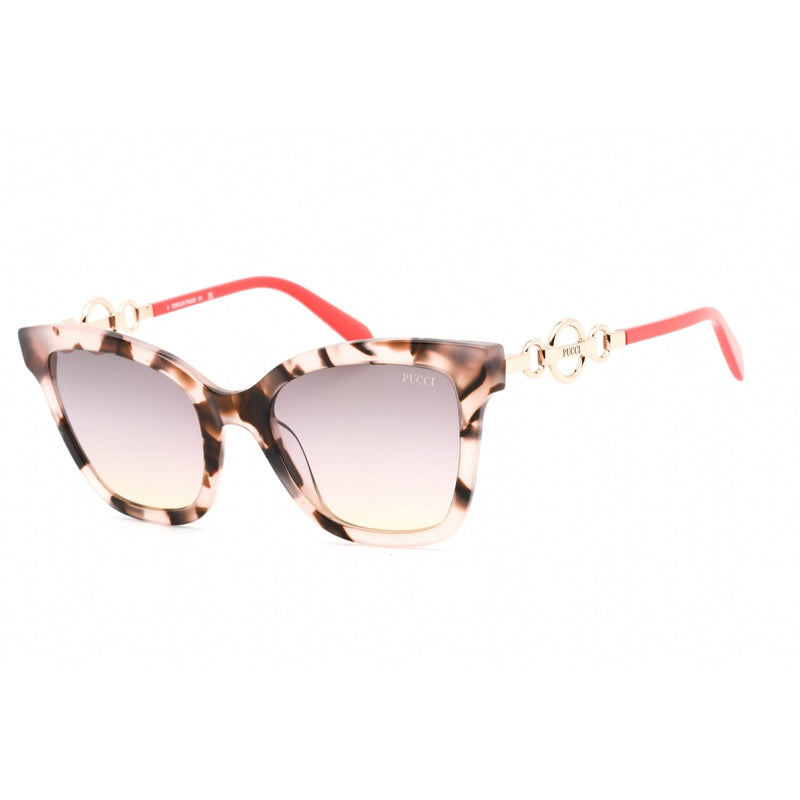 Emilio Pucci EP0158 Sunglasses coloured havana / gradient smoke-AmbrogioShoes