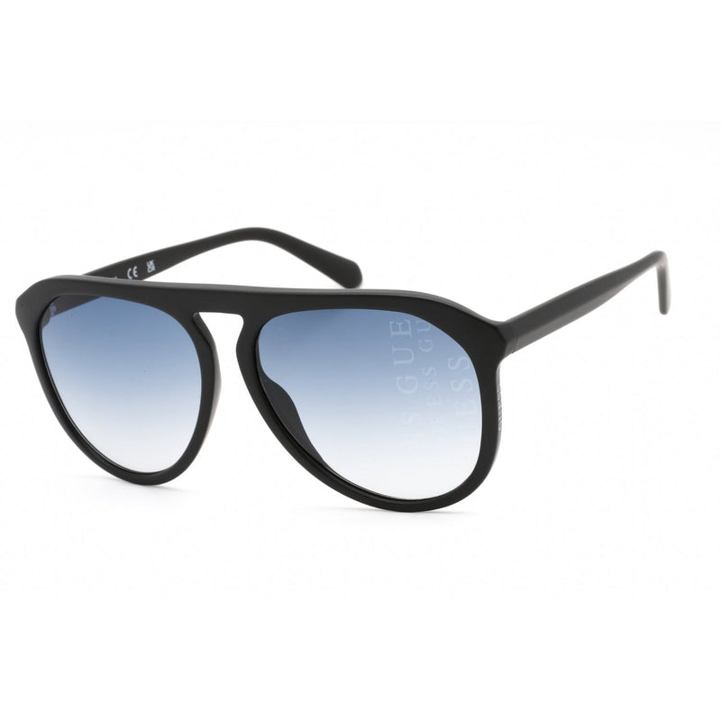 Guess GU00058 Sunglasses matte black / gradient blue-AmbrogioShoes