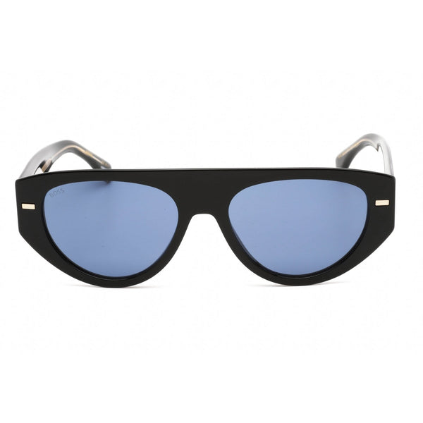 Hugo Boss BOSS 1443/S Sunglasses Black / Blue-AmbrogioShoes