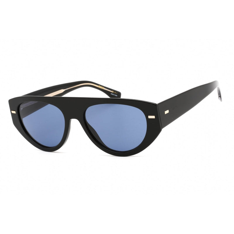 Hugo Boss BOSS 1443/S Sunglasses Black / Blue-AmbrogioShoes