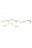 0AOZ 00 - Matte Gold / Clear Lens