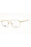 0AOZ 00 - Matte Gold/clear demo lens