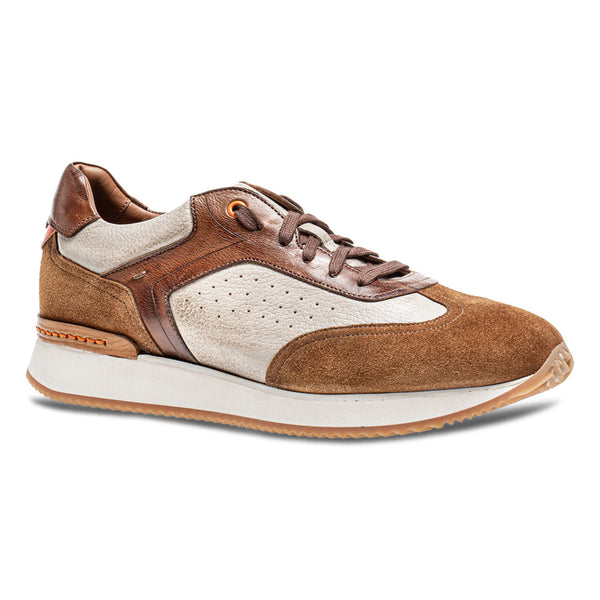 Jose Real Carrera p300 Men's Shoes Brown Suede / Calf-Skin Leather Casual Sneakers (RE2244)-AmbrogioShoes