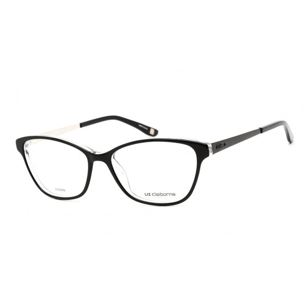 Liz Claiborne L 664 Eyeglasses BLACK CRYSTAL / Clear demo lens-AmbrogioShoes