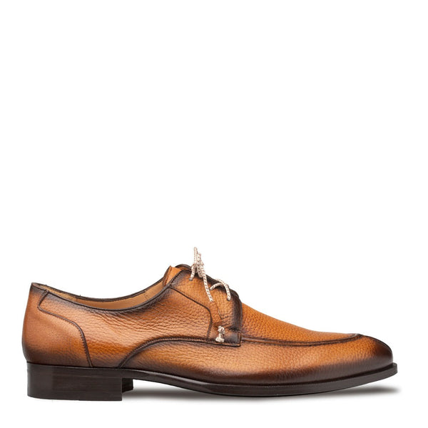 Mezlan Fratello 20937 Men's Shoes Cognac Deer-Skin Leather Derby Split-Toe Oxfords (MZ3648)-AmbrogioShoes