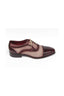 BURGUNDY/BEIGE