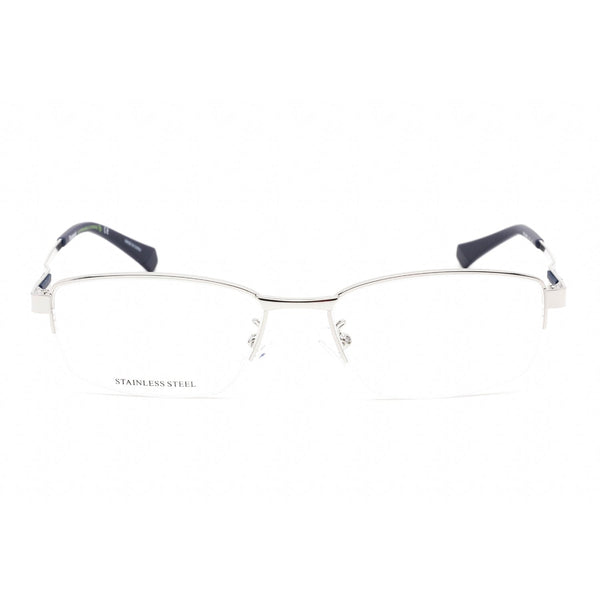 Polaroid Core PLD D481/G Eyeglasses PALLADIUM / clear demo lens-AmbrogioShoes