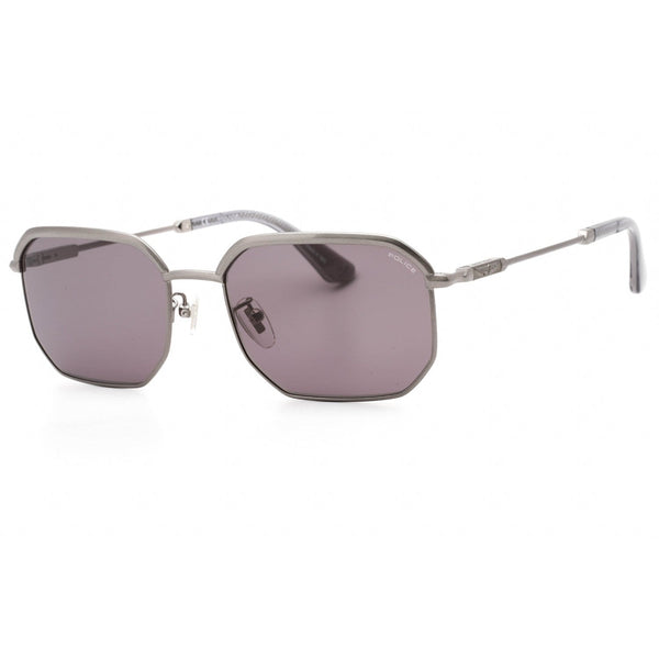 Police SPLF73M Sunglasses Total Shiny Satin Ruthenium / Grey-AmbrogioShoes