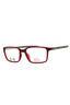 0D41 - SEMI-MATT RED/Clear demo lens