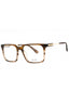 0AEX - STREAKED FADING OCHRE/BROWN/clear demo lens
