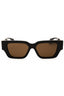 554373 - Transparent Brown / Solid Brown