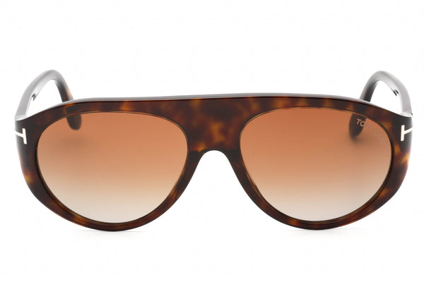 Tom Ford FT1001 Sunglasses Dark Havana / gradient brown-AmbrogioShoes