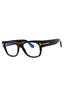 052 - dark havana/Clear/Blue-light Block lens