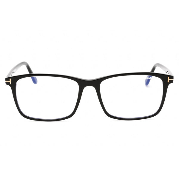 Tom Ford FT5584-B Eyeglasses Black / Clear Blue-light block lens-AmbrogioShoes