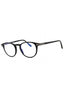 001 - shiny black/clear/blue-light block lens