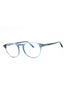 090 - shiny blue/clear/blue-light block lens