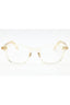 039 - shiny yellow/Clear/Blue-light block lens