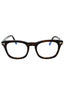 052 - dark havana/clear/blue-light block lens