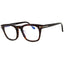 052 - dark havana/clear/blue-light block lens