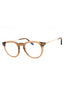 045 - shiny light brown/clear/blue-light block lens