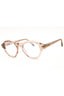 045 - shiny light brown / clear/blue-light block lens