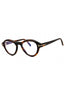052 - dark havana / clear/blue-light block lens