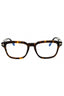 052 - Dark Havana / clear/blue-light block lens