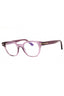 081 - shiny violet/clear/blue-light block lens