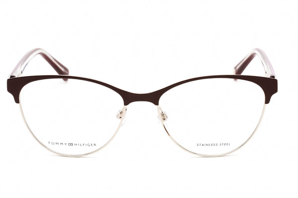 Tommy Hilfiger TH 1886 Eyeglasses MTBRGN PD / clear demo lens-AmbrogioShoes