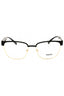 1436 - Matte Black/Gold/Clear demo lens