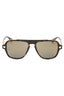 12524T - DARK HAVANA / dark grey mirror gold