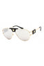 10026G - Gold / Light Grey Mirrored Silver